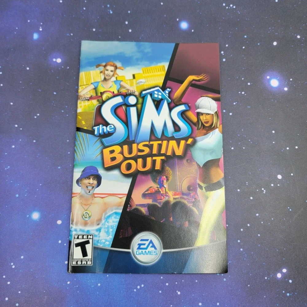 The Sims Bustin Out PS2 PlayStation 2 Game EA Games 2003 CIB Manual SLUS 20842